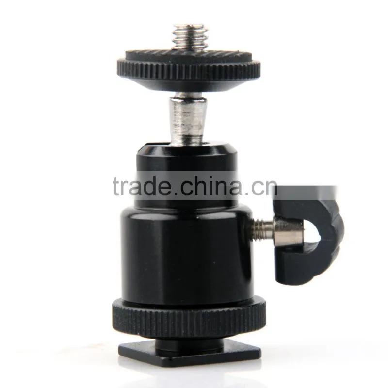Camera Tripod BallHead Ball Head with Quick Release Plate 1/4" Screw