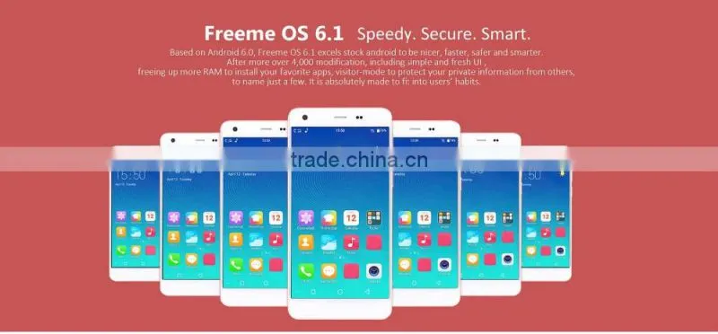 Uhans S1 4G Smartphone Android 6.0 MTK6753 64bit Octa Core 1.3GHz 3GB RAM 32GB ROM 5MP + 13MP Cameras 5.0 inch On-cell Screen