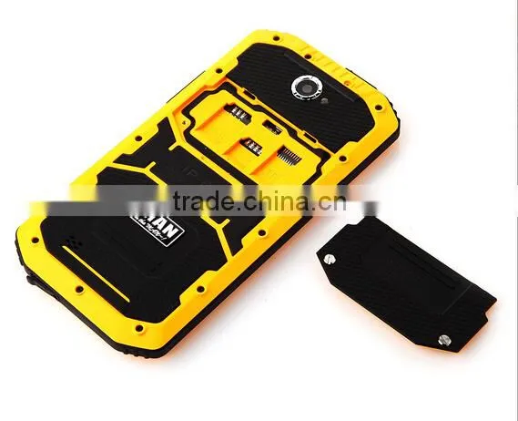 iMAN i8800 Smartphone IP68 MSM8916 Quad Core 1GB 8GB 5.5 Inch HD Screen Black&Yellow