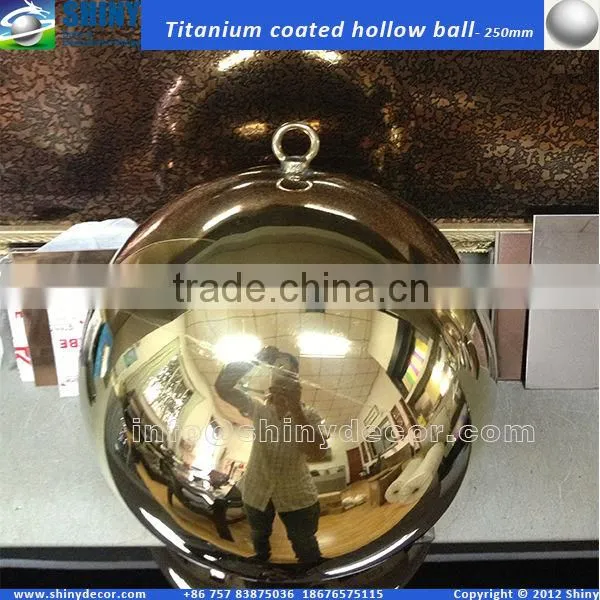 10" stainless steel spheres with hook