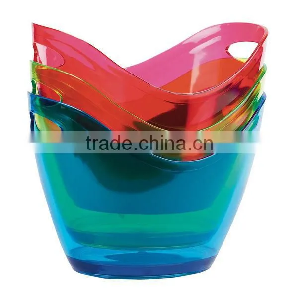 Plastic acrylic champagne ice bucket-5L