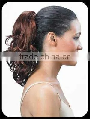 Elegant Beyonce Style Fashion Human Hair Ponytail