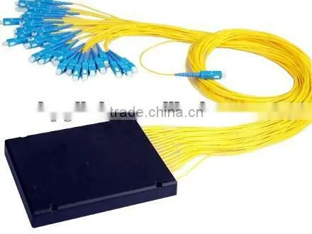 high quality1*32 optical fiber splitter/1 2 optic splitter for protect solution