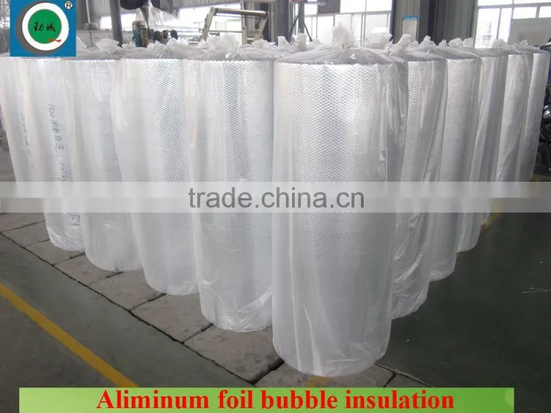 Reflective aluminum foil bubble insulation for steel construction and house