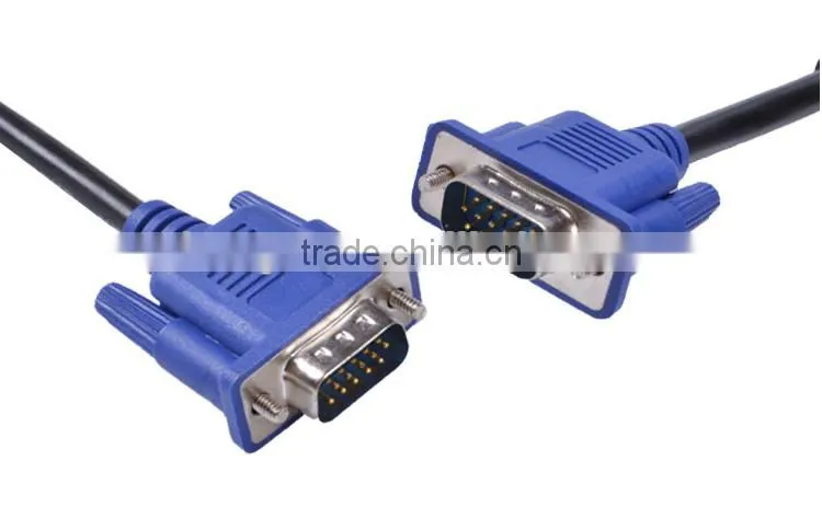 good quality 3+5 VGA cable full copper male to male for television/computer