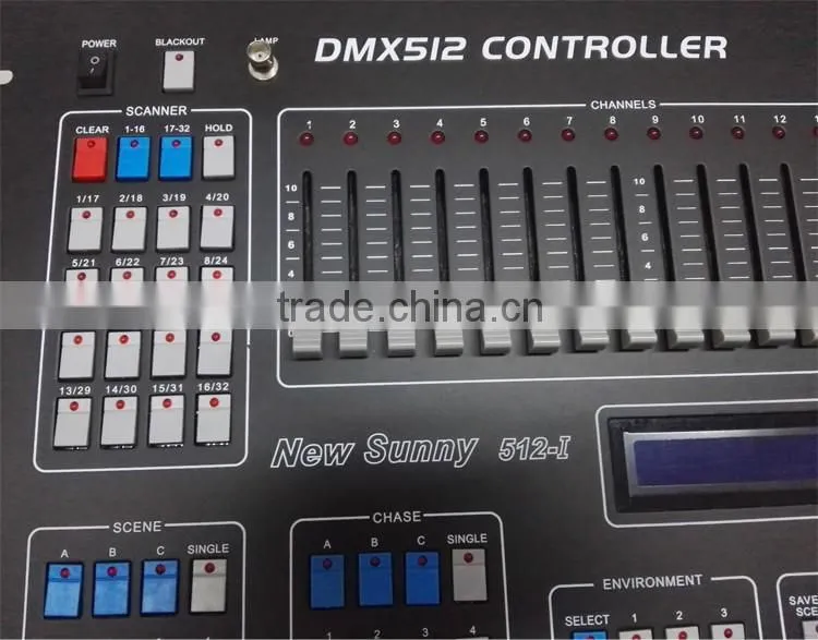 Three Years Warranty DMX512 Console DJ Lighting USB DMX Sunny 512 Controller