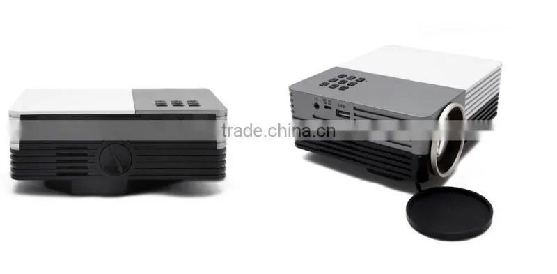 Portable power bank support 1080p led projector moble phone hdmi usb vga sd slot hd cinema mini projector