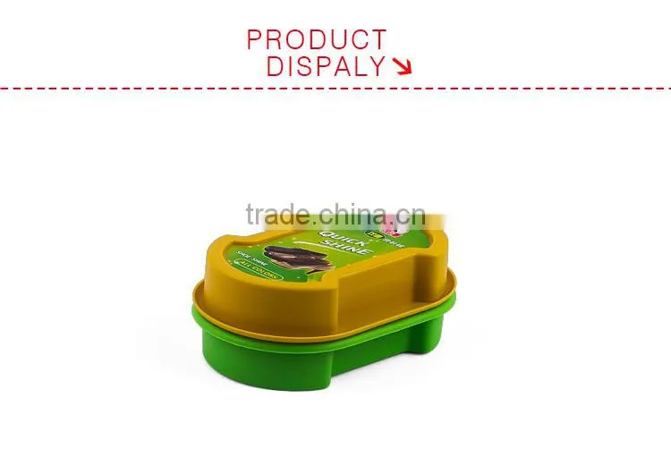 innovative new products best shoe polish brand leather shoes double-faced instant shoe shine sponge wholesale