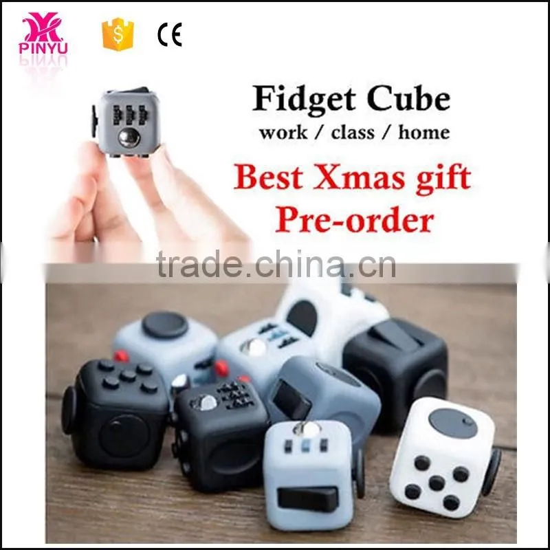 Fidgeting Desk Toy Fidget Cube Box for School Autism Cube - Black - New Arrive
