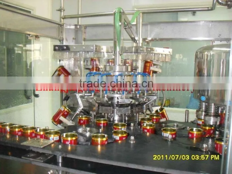 Filling machine Three Piece Can Style Tinplate Washing/Filling/Capping Production Line