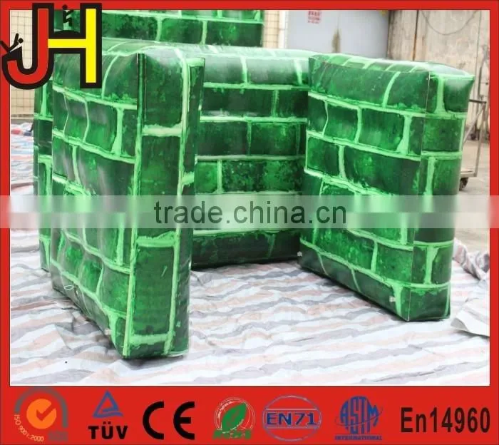 U Shape Wall Inflatable Tatical Paintball Bunkers
