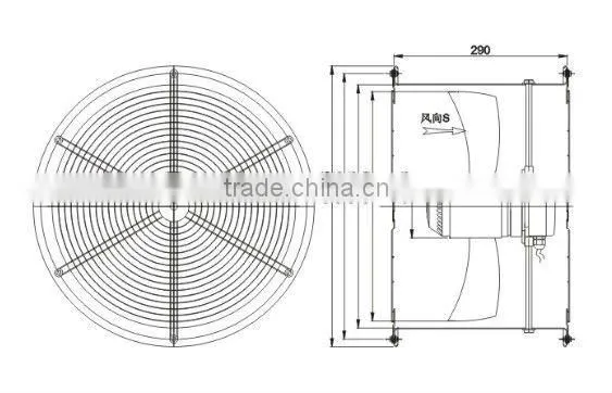 Hot sale window mounted bathroom window exhaust fan