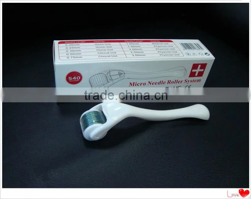 GTO hotsales 540needles derma roller with bottom price