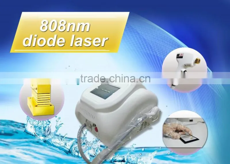Germany Bars Permanent Laser Hair Removal Machine / diode Laser 808nm