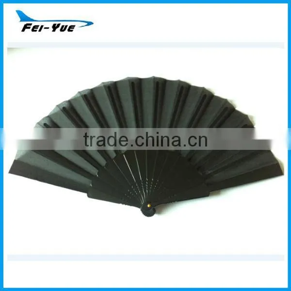PP Type and Custom Logo White Plastic Hand Fan