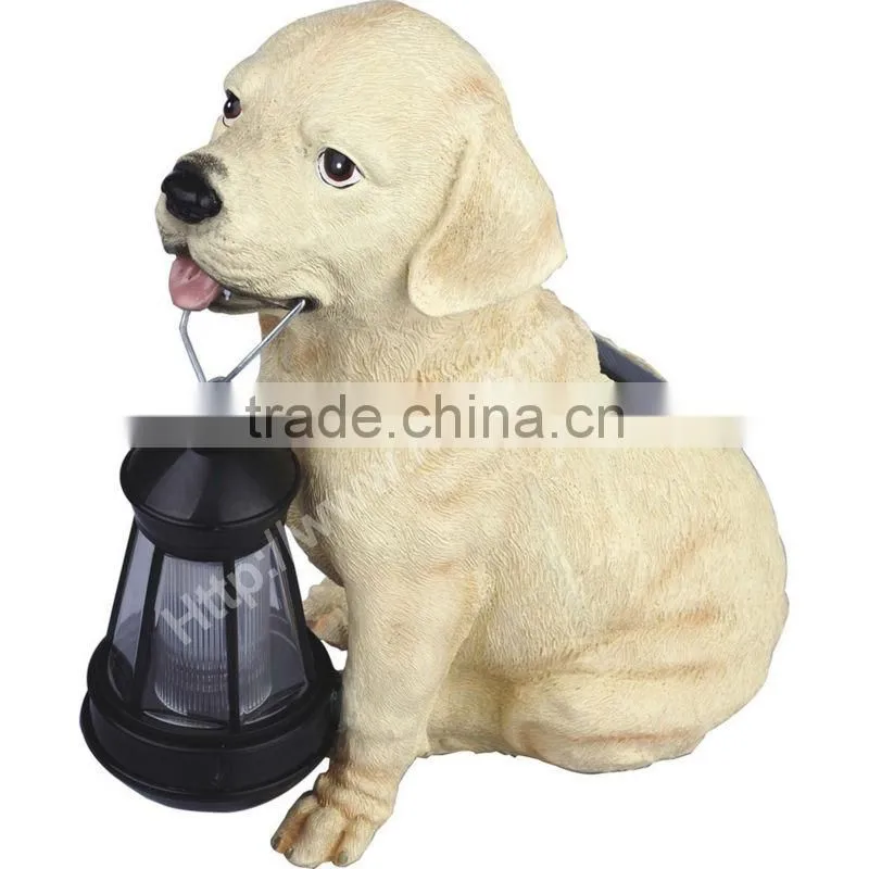 hot sale new type waterproof nice led garden dog solar light