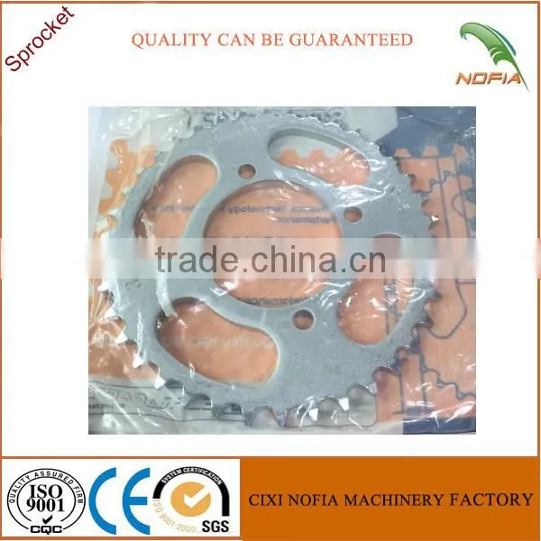 YBR125 BAJAJ ct100 motor transmission system chain sprockets with 428/428H chains