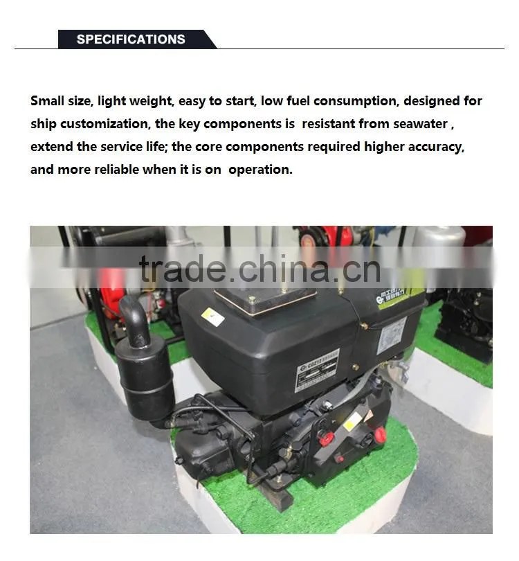 CGZ12 Special water-cooled single-cylinder diesel engine use for ship