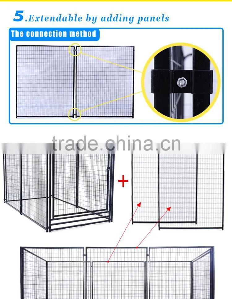 Large modular 6ft dog kennel cage Do It Yourself Modular Outdoor Dog Kennel