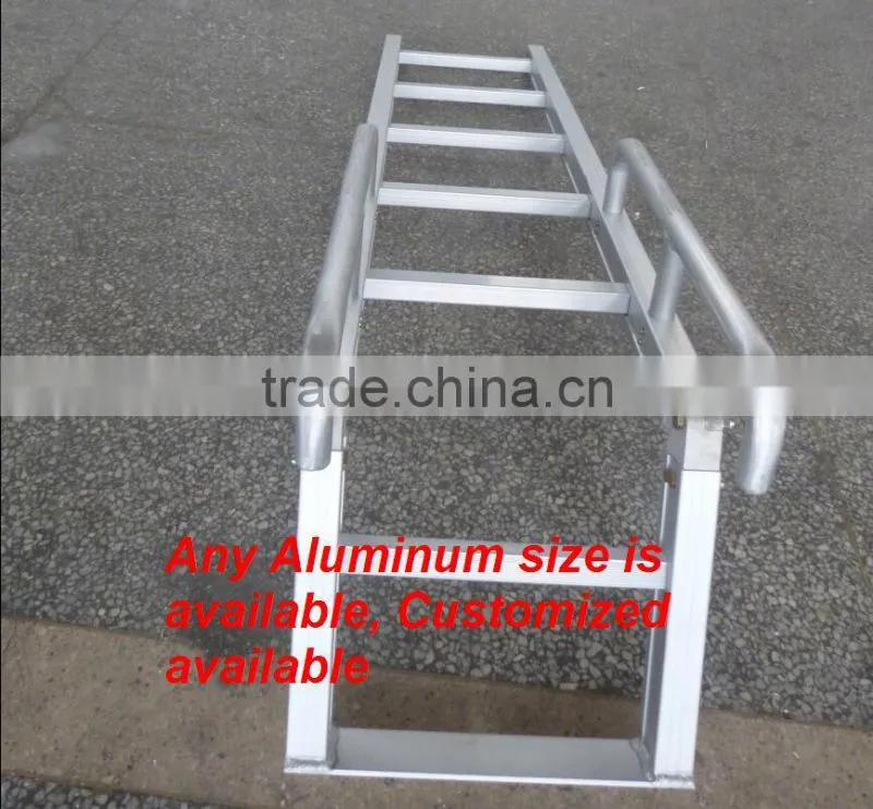 Professional custom Aluminum alloy ladders, heavy duty aluminum stairs, light ladder, popular ladder
