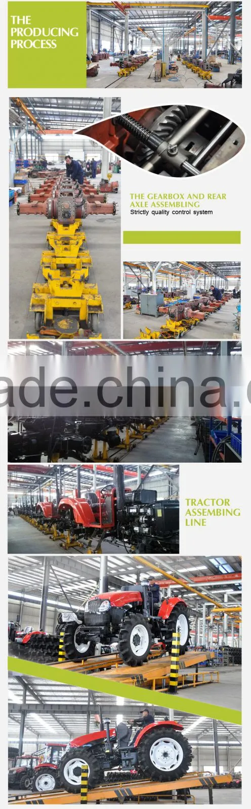 Agriculture Machinery & Equipment 135hp 4wd Farm Tractor from China Manufacture