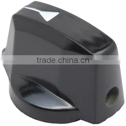 black electric guitar tone pointer encoder knob