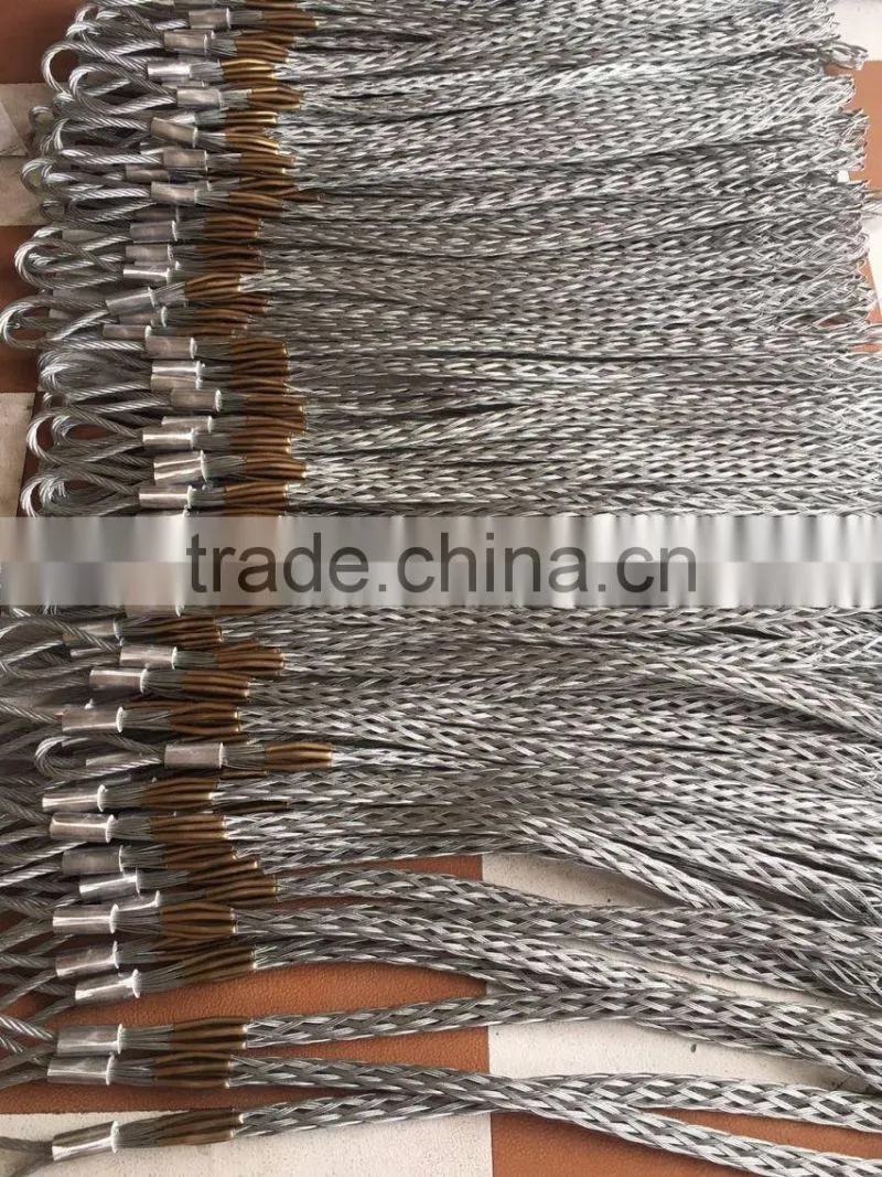 Different Size of Galvanized Steel Cable Pulling Grips Cable Socks