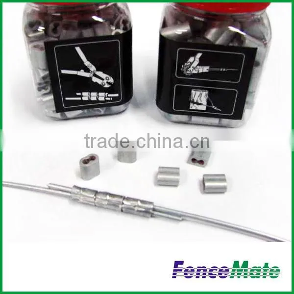 Vineyard Trellis Gritted Aluminum Crimp Sleeve