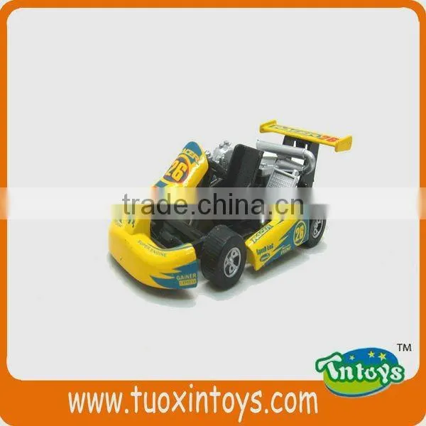 pull back function die cast mini go kart