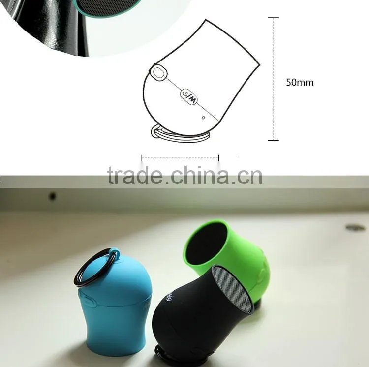 photo music powered amplifier mobile phone sound box mini speaker portable peashooter wireless bluetooth speaker with key chain