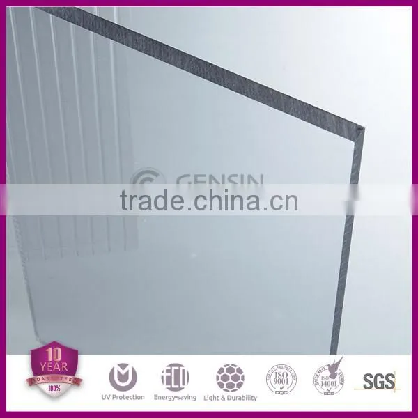 Fireproof Grade B1/V2 10-year warranty PC material polycarbonate sound barrier panels