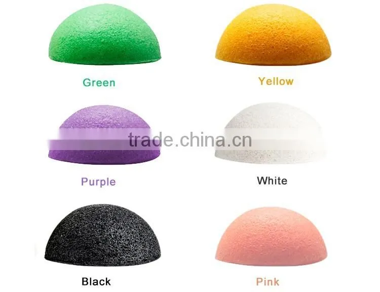 2016 newest natural konjac sponge for baby/exfoliator loofah bath sponge
