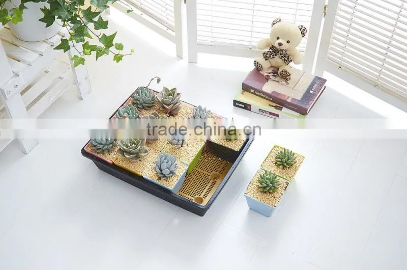 Durable 12 Cells Hole Nursery Pots Plant Seeds Grow Box Tray Insert Propagation Seeding Case Flower pot plug plant trays
