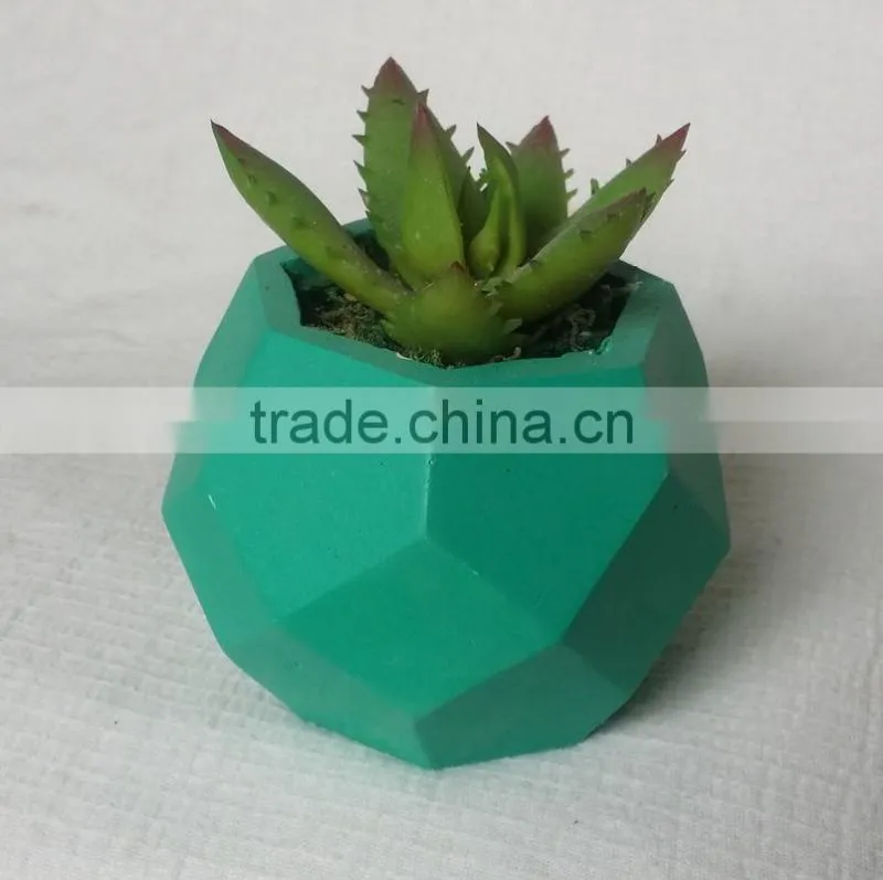 Cheap garden pots with fake plants