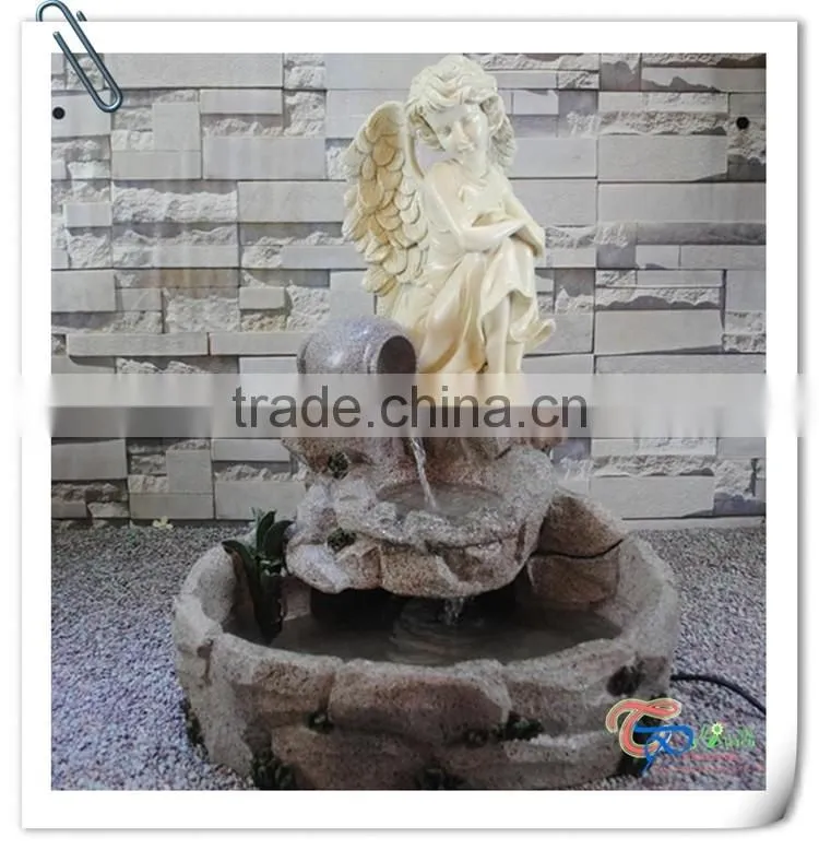 Garden ornaments outdoor angel statue water fountain