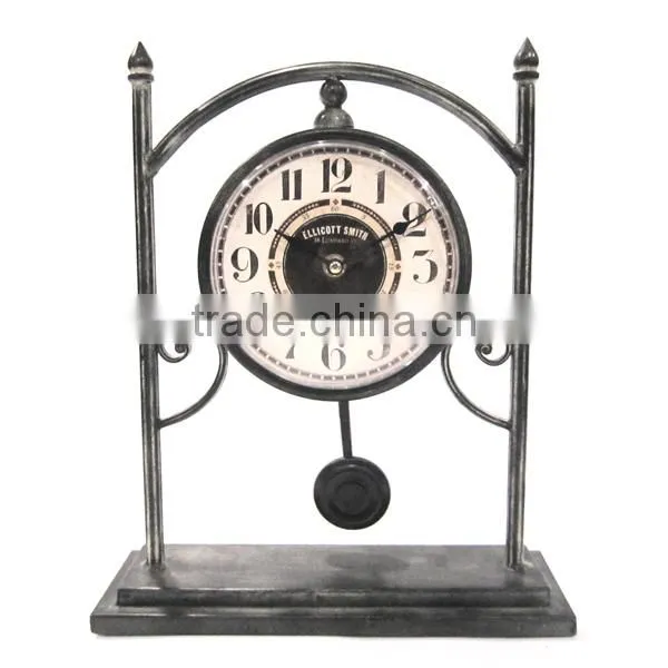 Metal Bird Table Clock