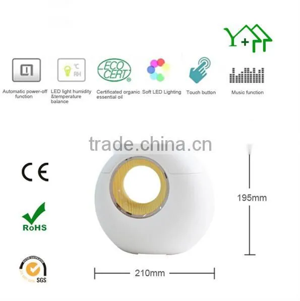2015 New Arrival Cool Mist Humidifier, Hot Selling Air humidifier Decorative, Home Use Air Purifier with LED light