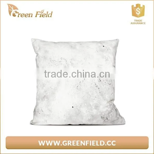 Home decoration white marble pillow cover