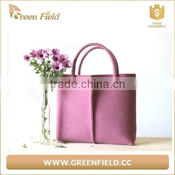 Wholesale christmas gift polyester felt customized shopping tote bag