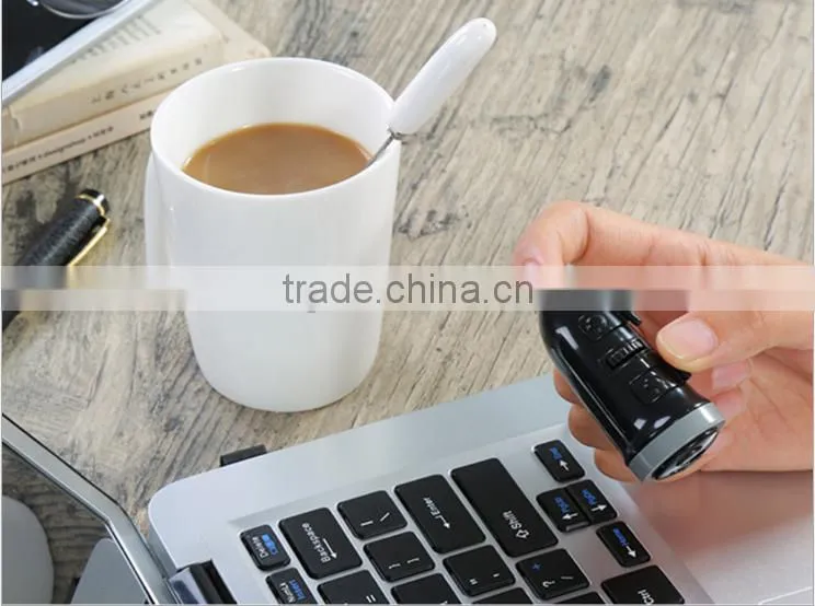 360 Degree Wireless 2.4G Bluetooth 3D Finger Mouse, Rechargeable 1600DPI Wireless Ring Mouse