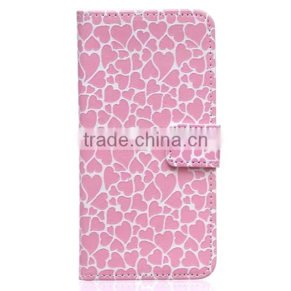Painted relief leather case for iphone 6 / 6plus