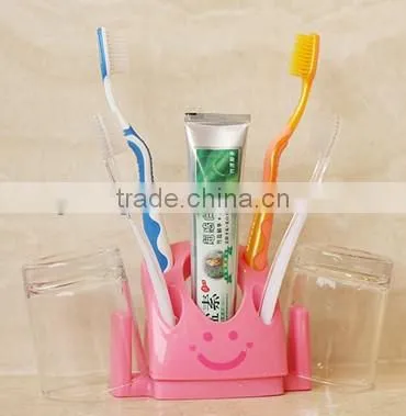 Colorful stand toothbrush holder, bathroom set