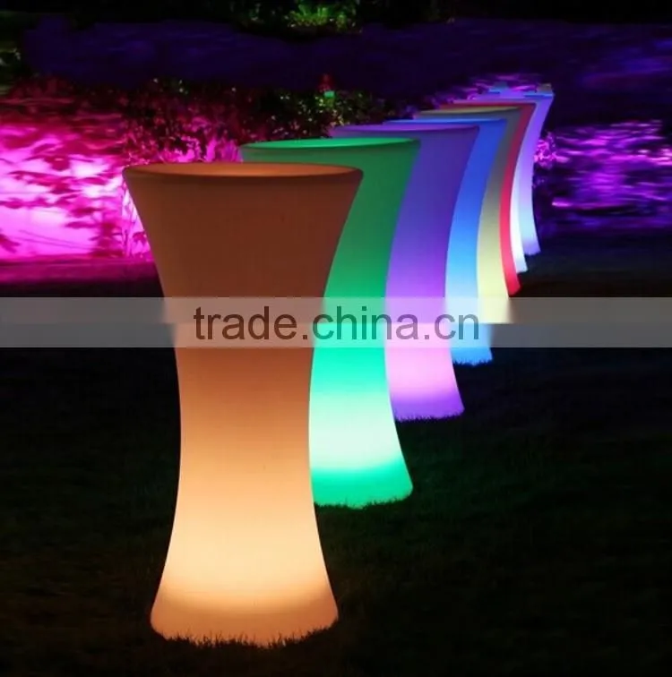 2017 hot sale led cocktal table light for event led light for bar table