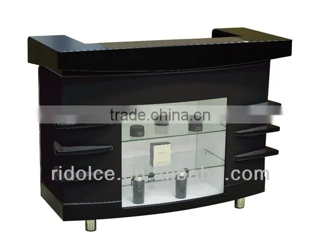Pain Nail salon reception desk Painted finished acetone proof office table design receptionist table TKN-606