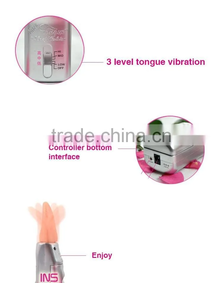 Mini size Tongue strenthen massager adult sex toy