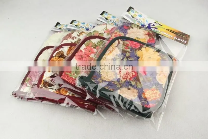 printed mirowave oven glove and pot holder