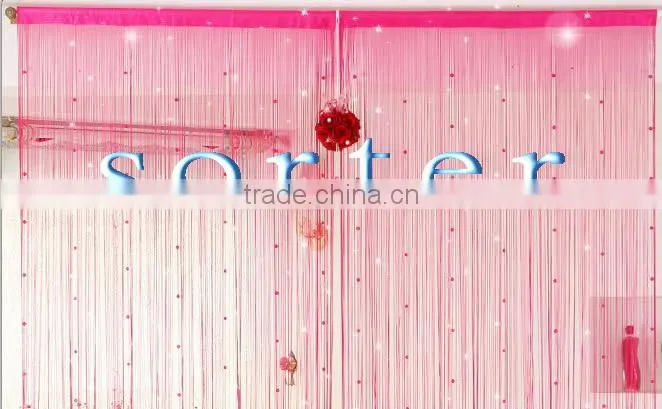 decorative partition fringe string curtain for room divider