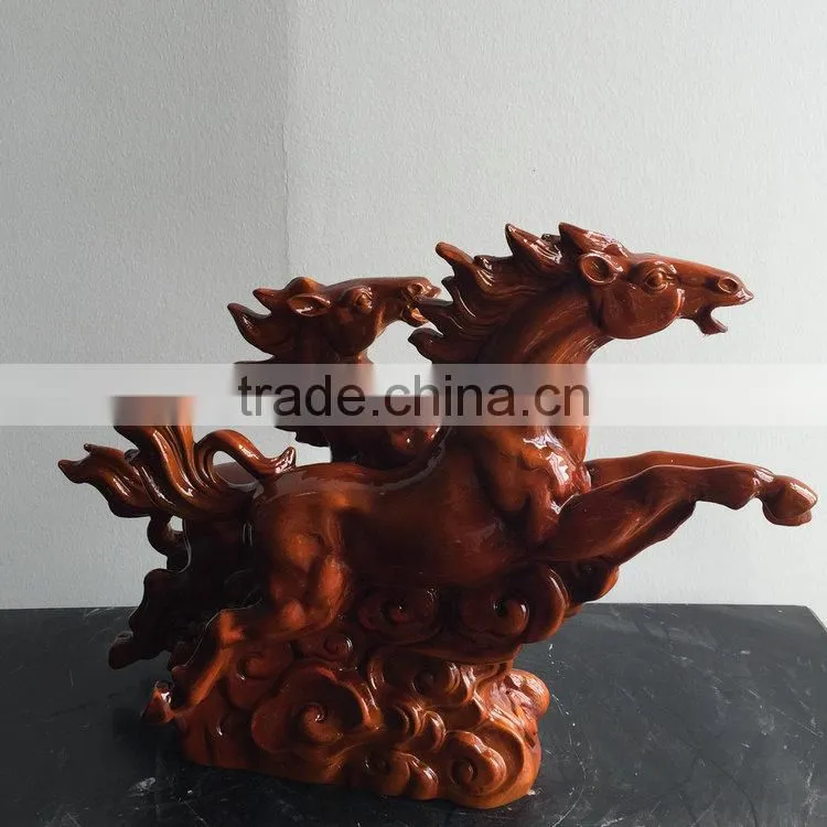 Polyresin horse statue