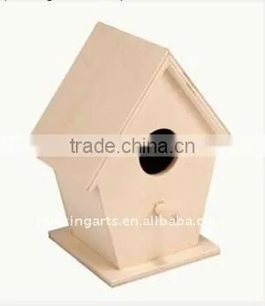 handmade wooden decorative bird house ,wooden craft for sale
