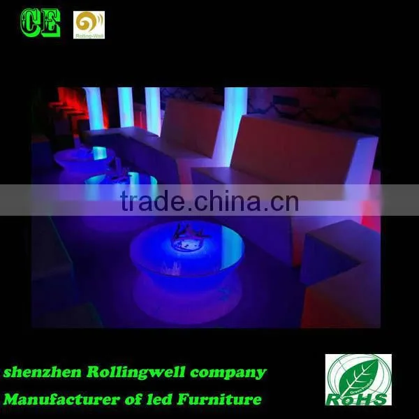 Outdoor LED Light Bench/party rental furniture